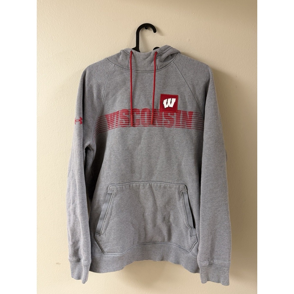 Under Armour Wisconsin Badgers Men's Small Women's Medium Heavyweight Hoodie